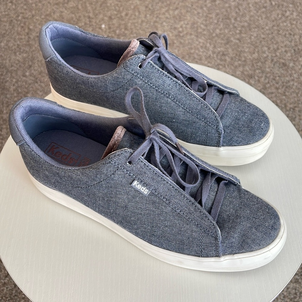 Keds Triple Kick Denim Sneakers Size 8